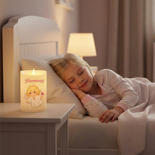 5-Inch Heavenly Angels LED Candle