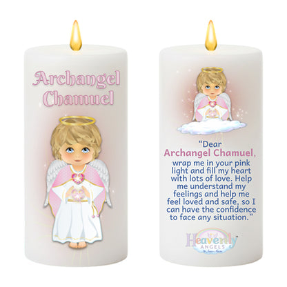 7-Inch Heavenly Angels LED Candle