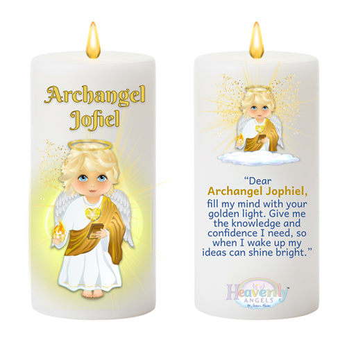 7-Inch Heavenly Angels LED Candle