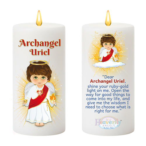 7-Inch Heavenly Angels LED Candle