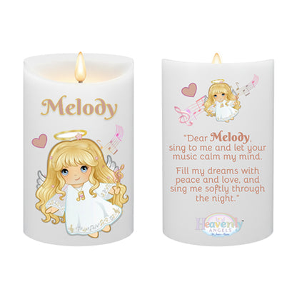 5-Inch Heavenly Angels LED Candle