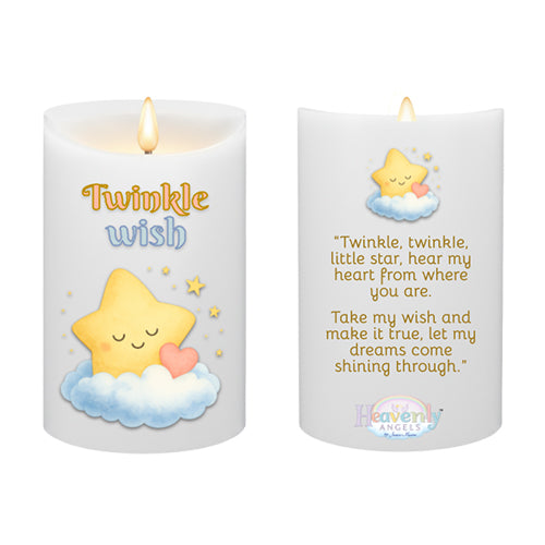 5-Inch Heavenly Angels LED Candle