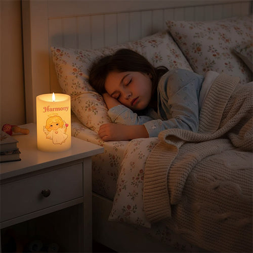 5-Inch Heavenly Angels LED Candle