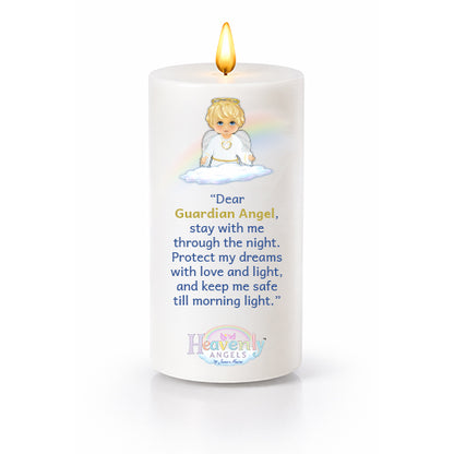 7-Inch Heavenly Angels LED Candle