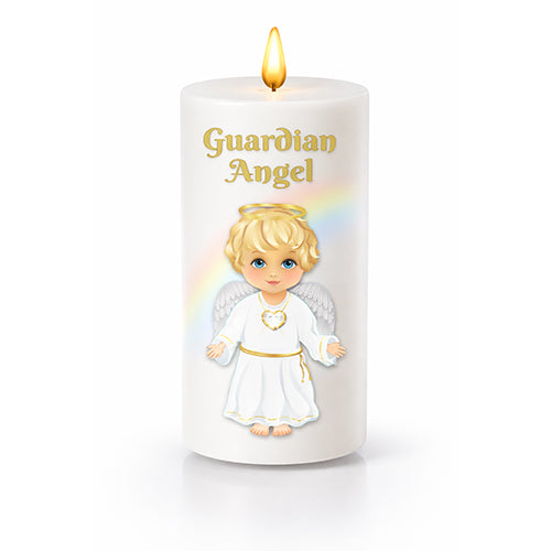 7-Inch Heavenly Angels LED Candle